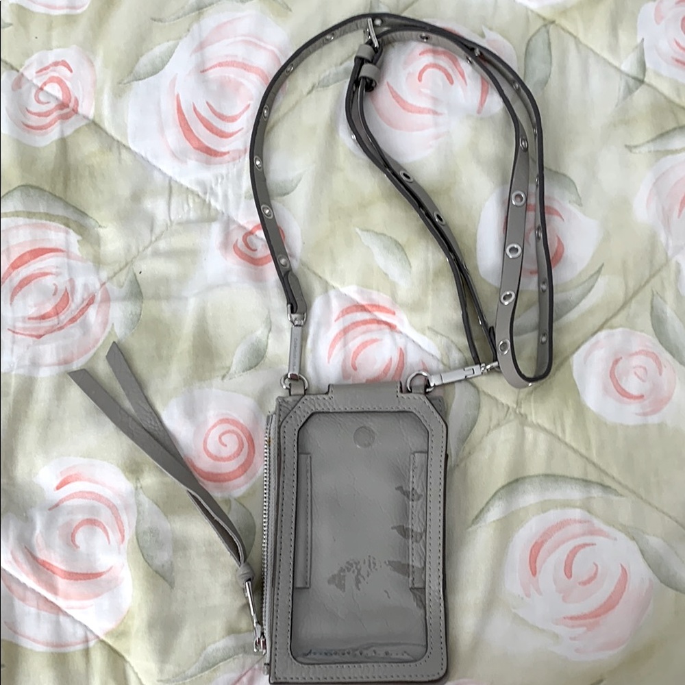 Stylish Gray Crossbody Phone Case